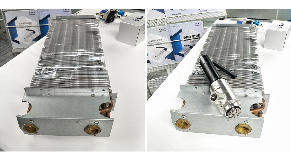 G80系列密封測試接頭在風機盤管測試中的應用