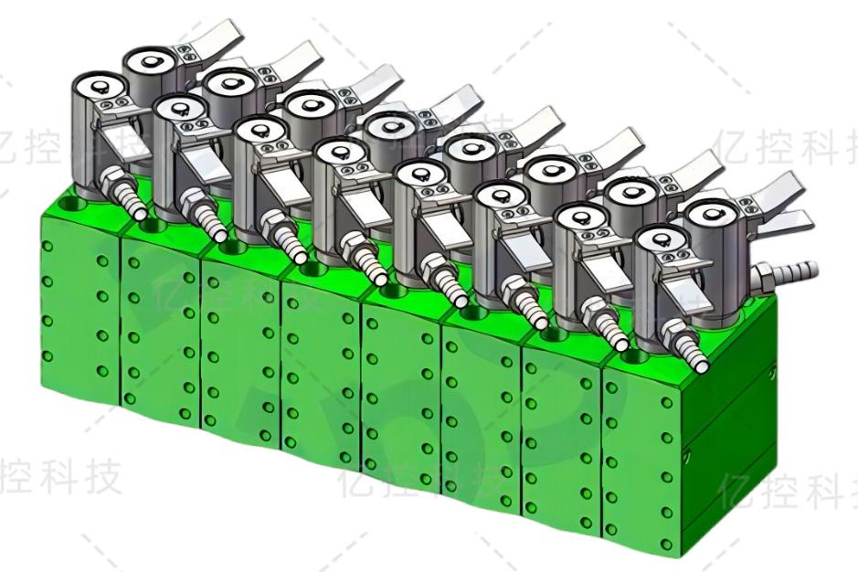 格雷希爾G80NL氣密測(cè)試快速密封連接器解決并排螺紋測(cè)試孔的快速密封方案