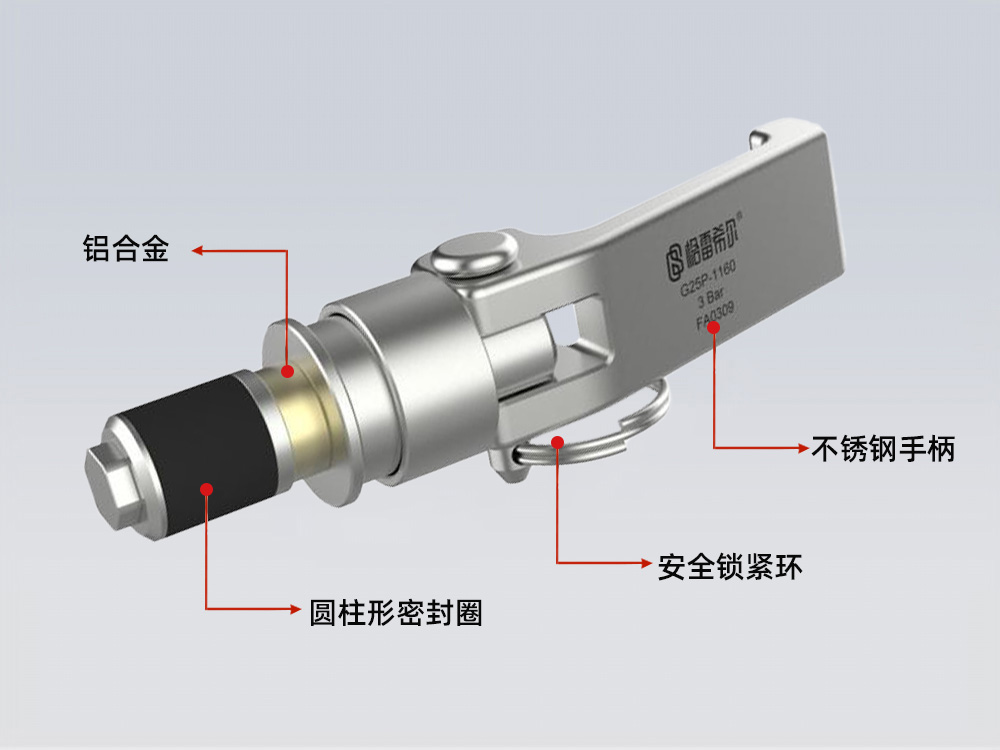 格雷希爾G25P系列低壓內脹式密封測試接頭